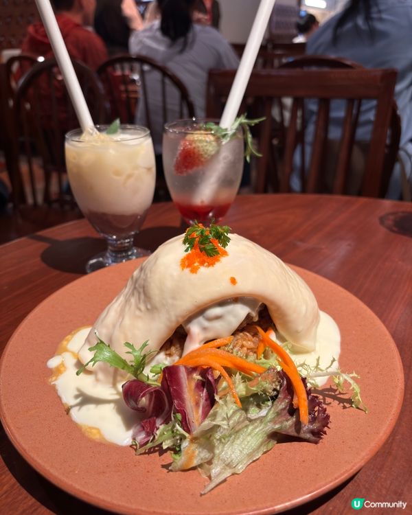 收工醫肚！尖咀喫茶店🤤 芝士蛋包飯超正！