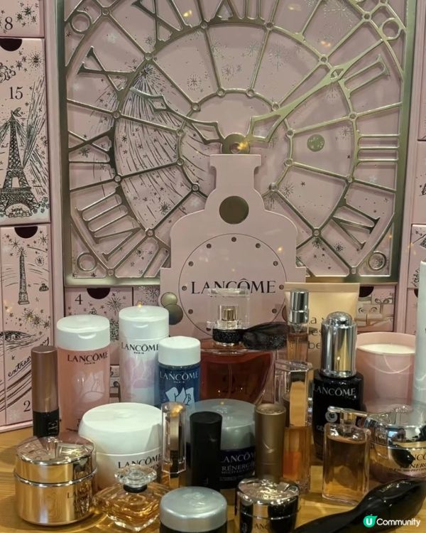 拆箱蘭蔻聖誕日曆🎄！粉嫩外殼勁吸睛😍