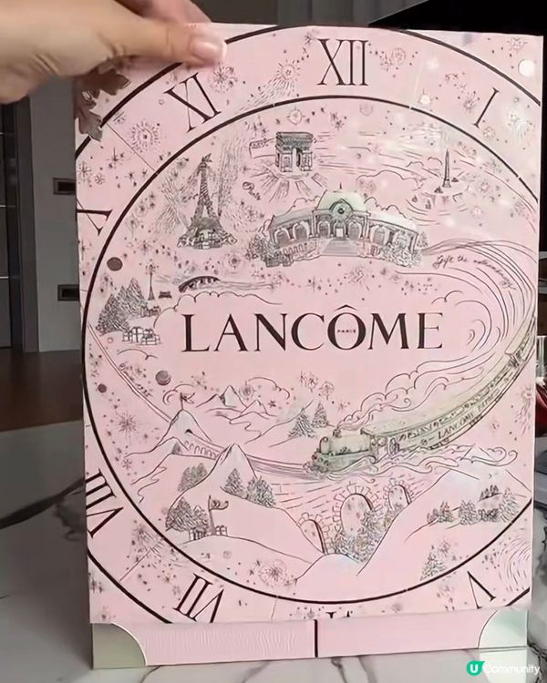 拆箱蘭蔻聖誕日曆🎄！粉嫩外殼勁吸睛😍