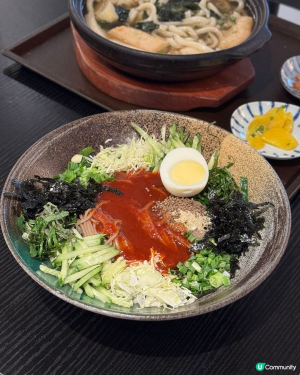啟德韓國手打烏冬🍜 熱辣辣暖胃😋蕎麥拌麵都有驚喜❤️