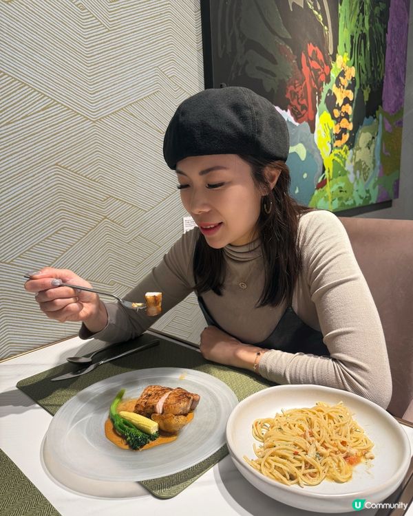 中環法餐小確幸！閨蜜撐枱腳😋📸