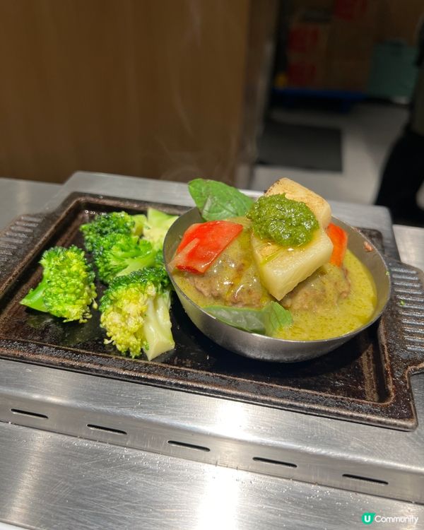 🌸啖啖肉漢堡扒🥩肉肉大米🍚