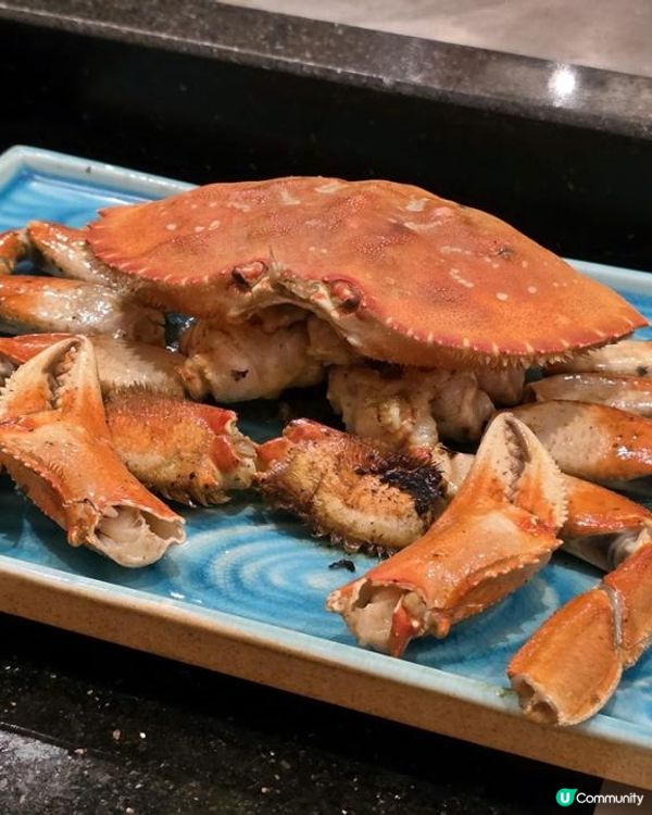 鐵板燒原隻蟹+北海道A5和牛