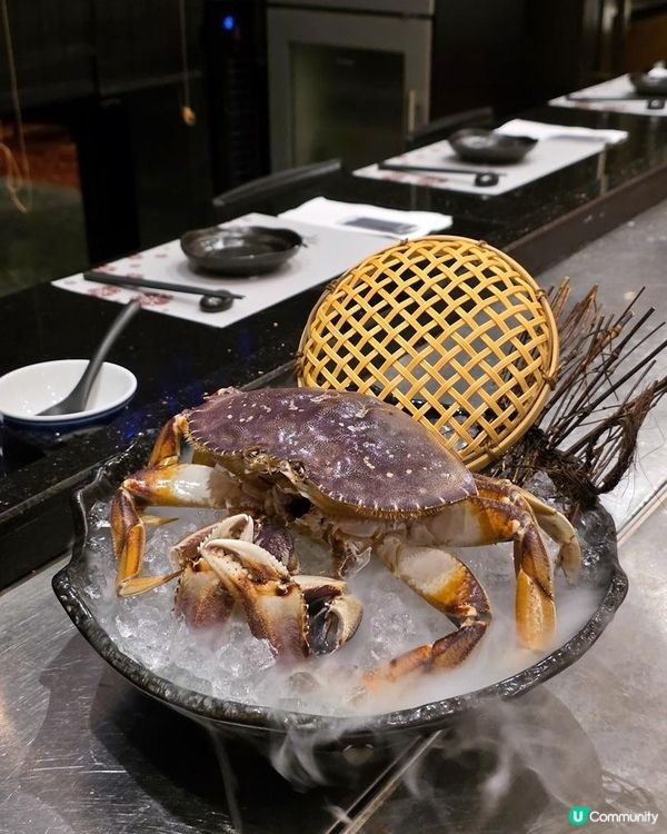 鐵板燒原隻蟹+北海道A5和牛