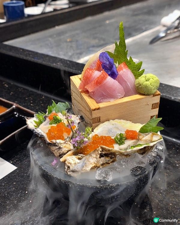 鐵板燒原隻蟹+北海道A5和牛