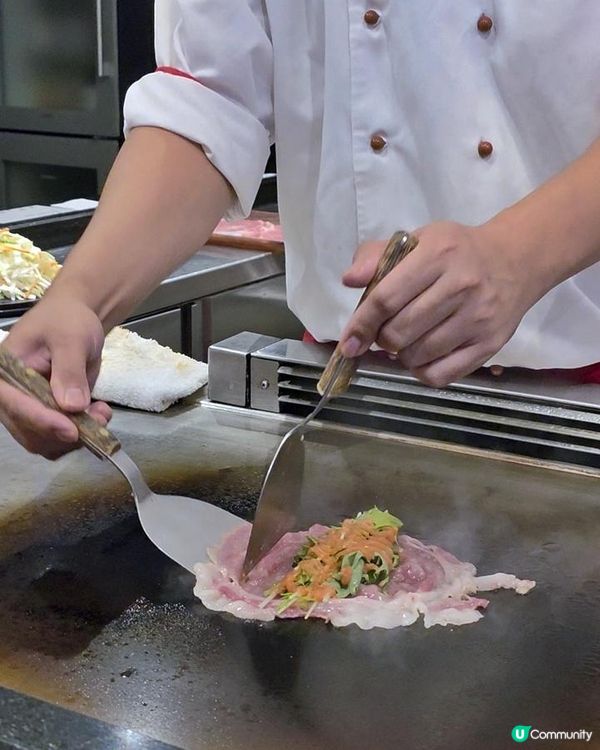 鐵板燒原隻蟹+北海道A5和牛