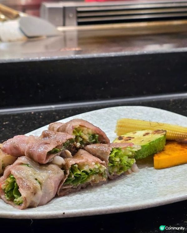 鐵板燒原隻蟹+北海道A5和牛