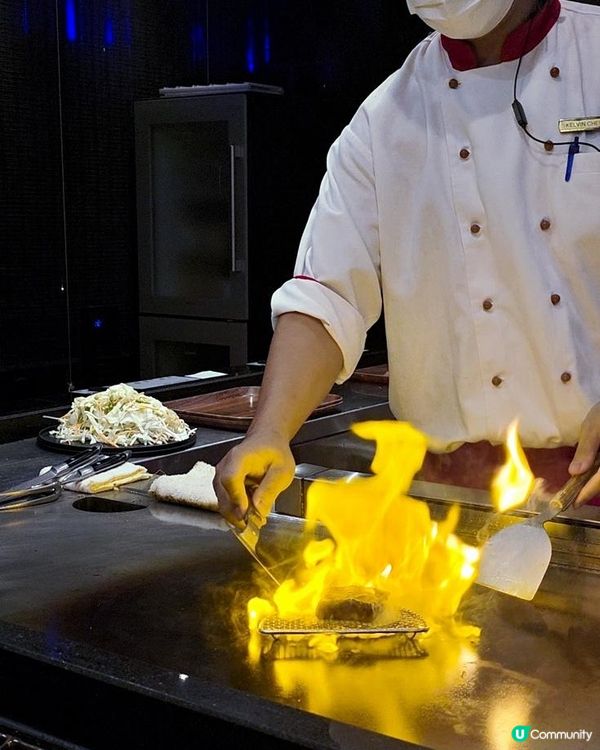 鐵板燒原隻蟹+北海道A5和牛