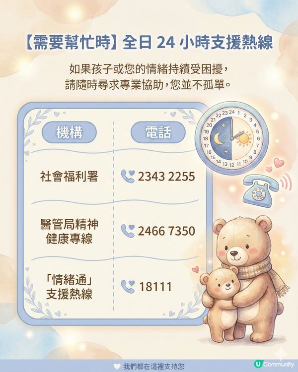 【穩住孩子情緒】 大埔火災後溝通指南：11大DOs&DON'Ts 附情緒支援熱線