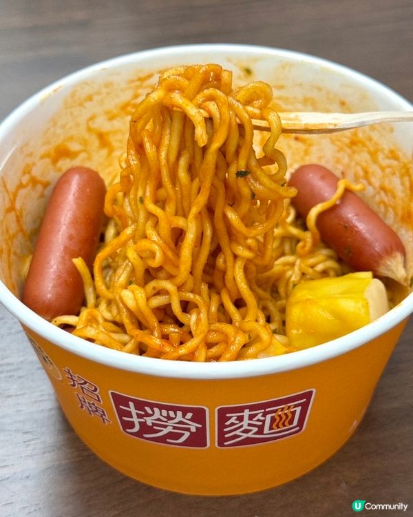 方便之選😍Circle K農心辣卡邦尼撈麵