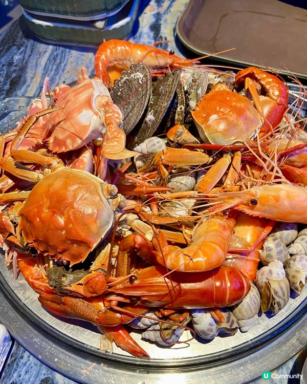 自助餐天花板🦀🦞鮑魚膏蟹海鮮榴槤任食