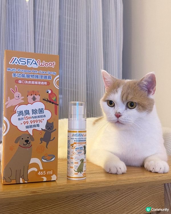 寵物必備！除味殺菌神器！✨