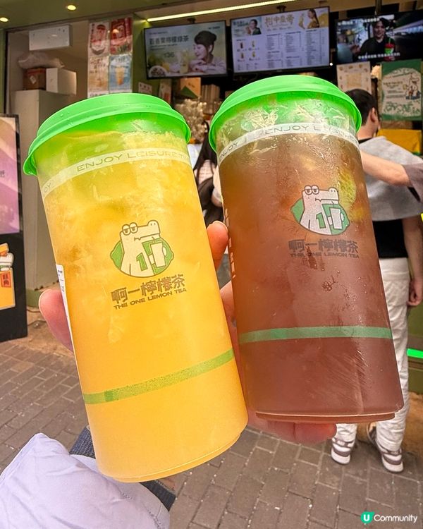旺角茶飲送可愛鱷魚公仔