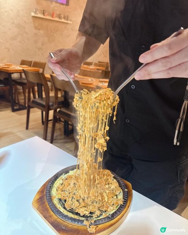 韓國街有驚喜韓國料理| 超邪惡蛋槳熔岩芝士炒飯