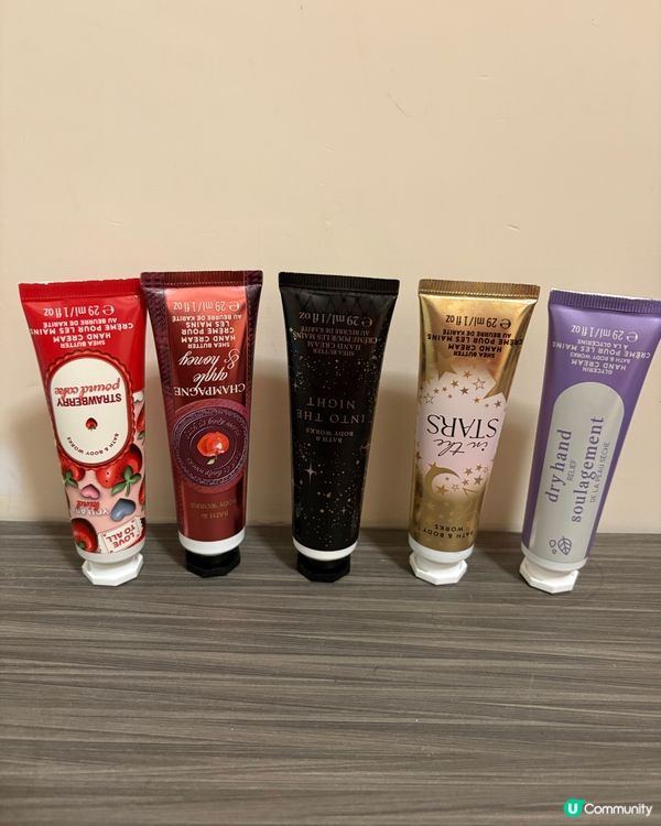 $100/4支超水潤手霜👐性價比超高，真心抵買🤩