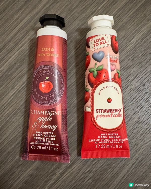 $100/4支超水潤手霜👐性價比超高，真心抵買🤩