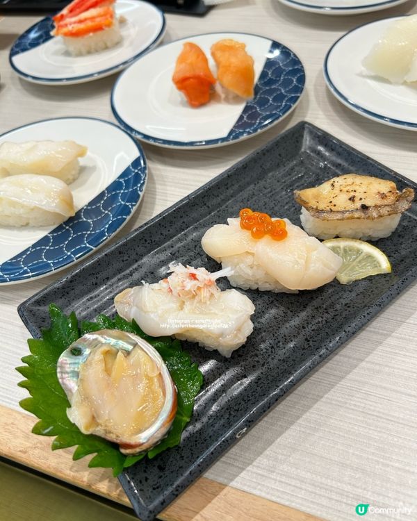 $45 貝類盛宴 💕 食到鮑魚刺身 + 3件貝類壽司