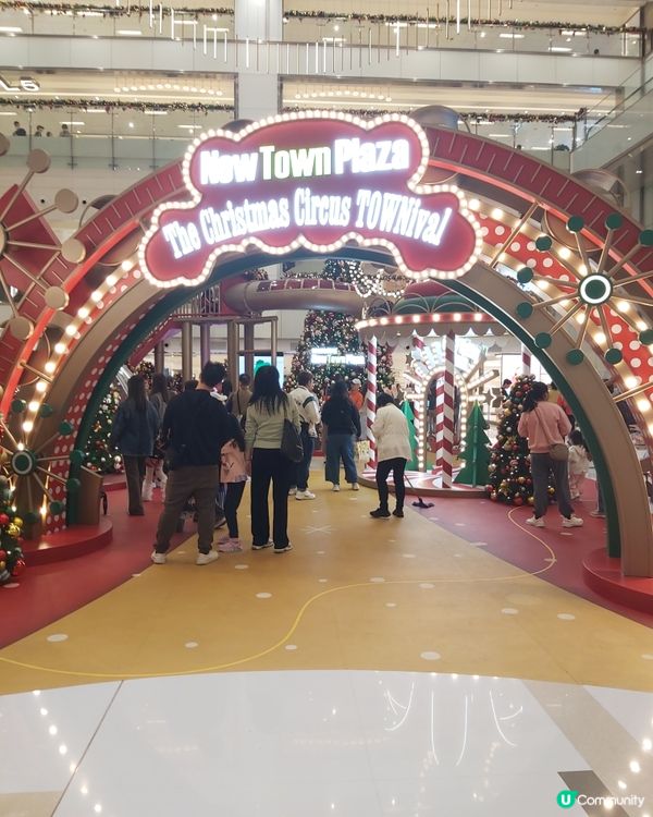 沙田新城市廣場聖誕嘉年華開鑼！❄️ 6米滑梯勁好玩！🥳