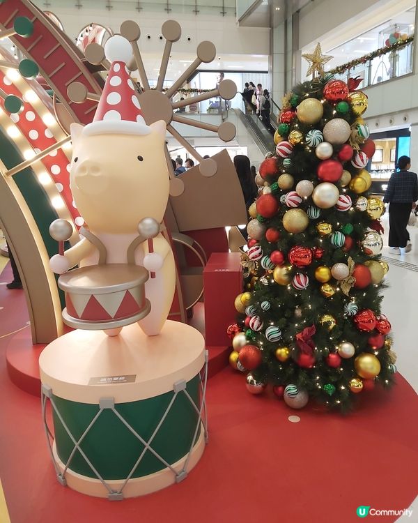 沙田新城市廣場聖誕嘉年華開鑼！❄️ 6米滑梯勁好玩！🥳