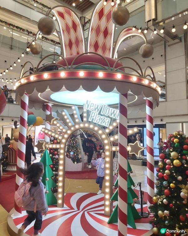 沙田新城市廣場聖誕嘉年華開鑼！❄️ 6米滑梯勁好玩！🥳