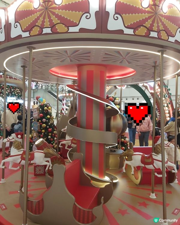 沙田新城市廣場聖誕嘉年華開鑼！❄️ 6米滑梯勁好玩！🥳