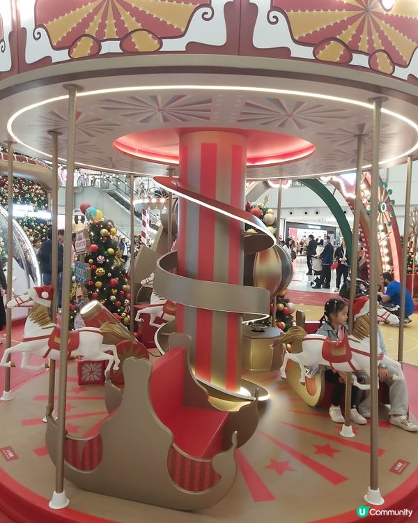 沙田新城市廣場聖誕嘉年華開鑼！❄️ 6米滑梯勁好玩！🥳