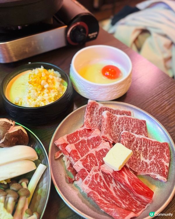 壽喜燒二人餐🤤！美國日本牛頸脊任你揀！