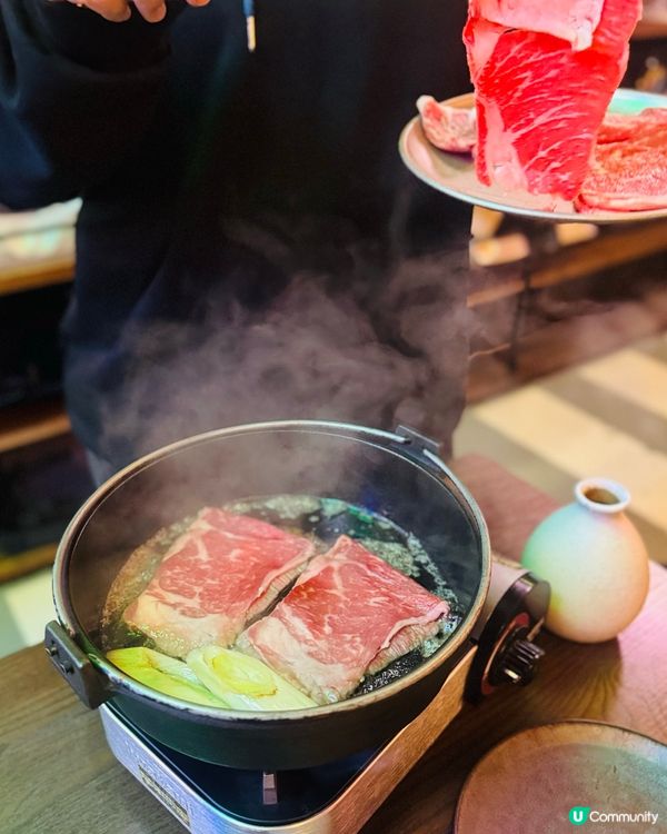 壽喜燒二人餐🤤！美國日本牛頸脊任你揀！