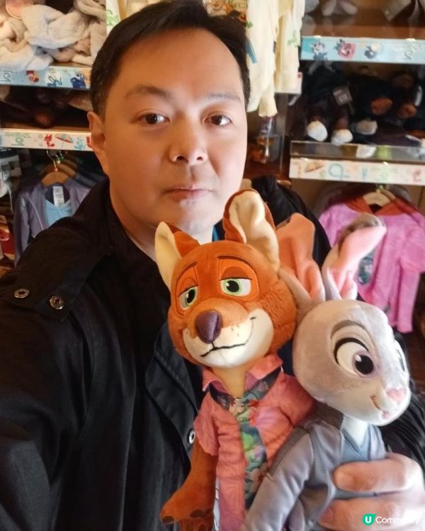 🦊🐰 與優獸大都會2阿力&朱迪合照