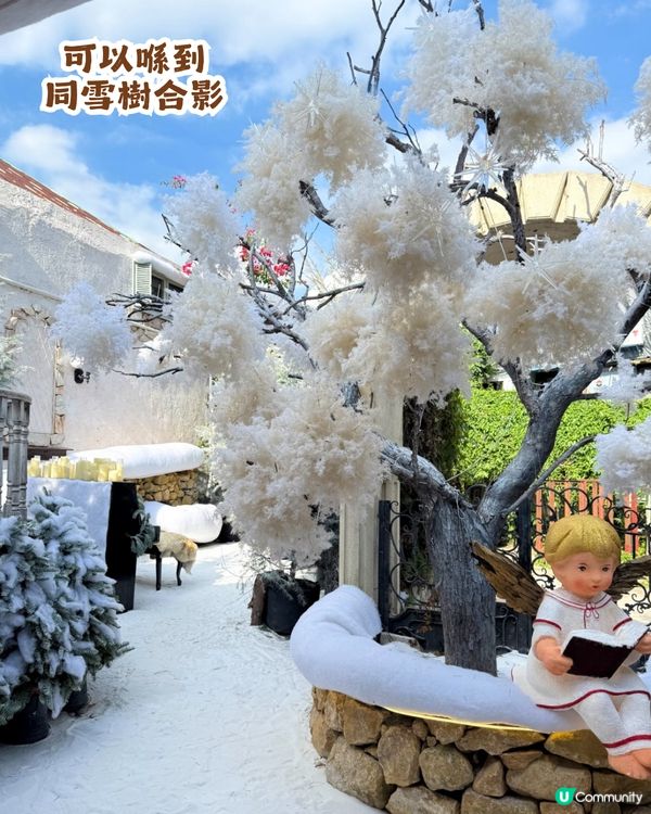 ❄️深圳南山爆紅聖誕雪景Cafe🎄