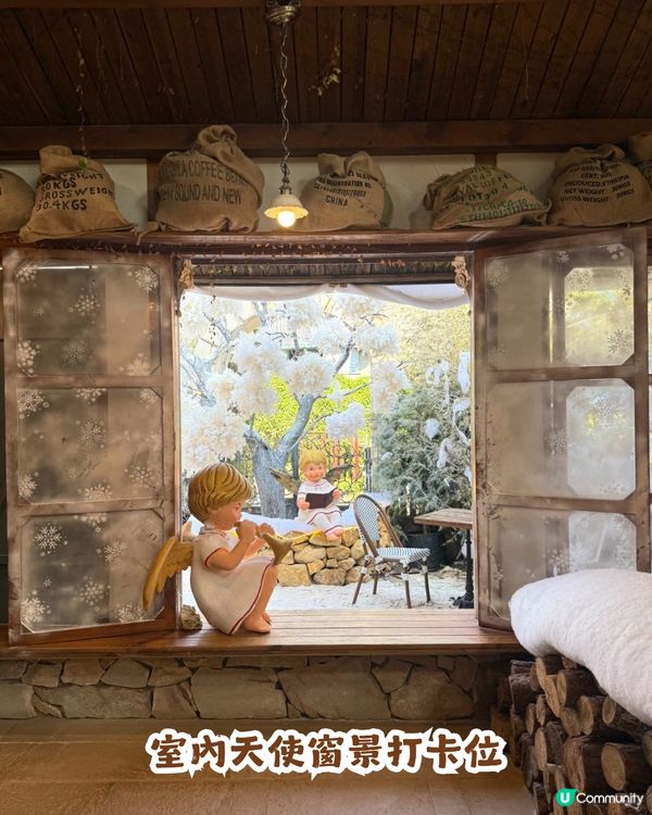 ❄️深圳南山爆紅聖誕雪景Cafe🎄