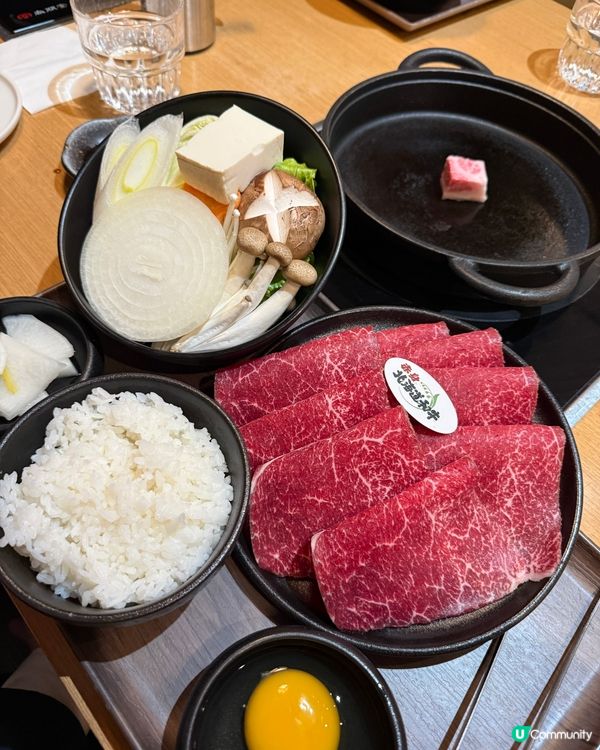 尖咀新開🥩和牛壽喜燒🤤！