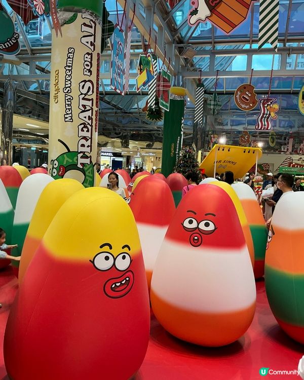 🍬🍭糖果兵團空降太古城！🎄小朋友放電必去！📸