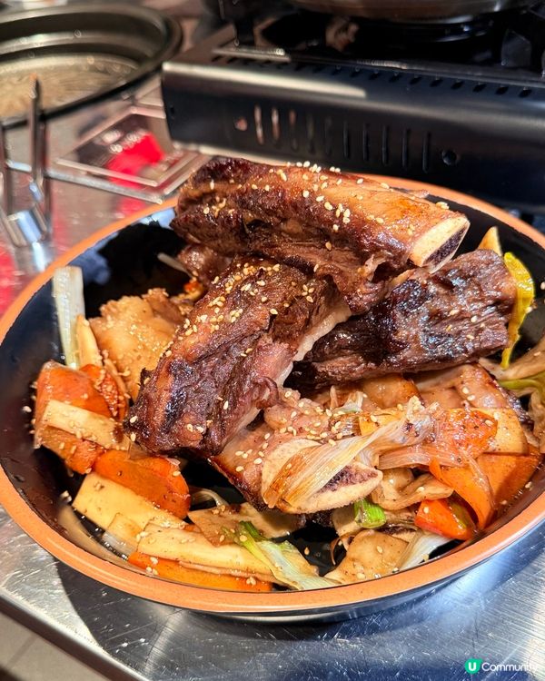 尖咀韓燒新蒲點！牛肋肉蟹膏🤤！ #三岔路口