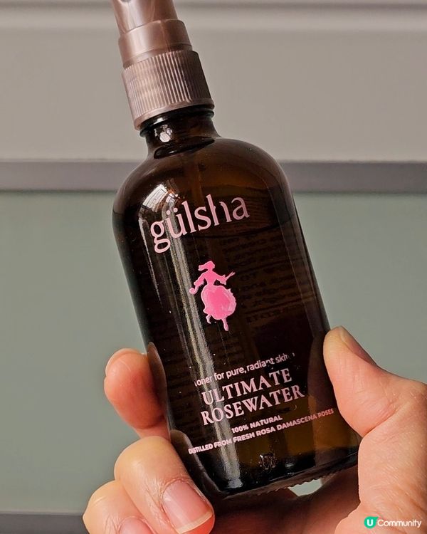 #天然多功能玫瑰水 #gülsha晨露純玫瑰活肌水