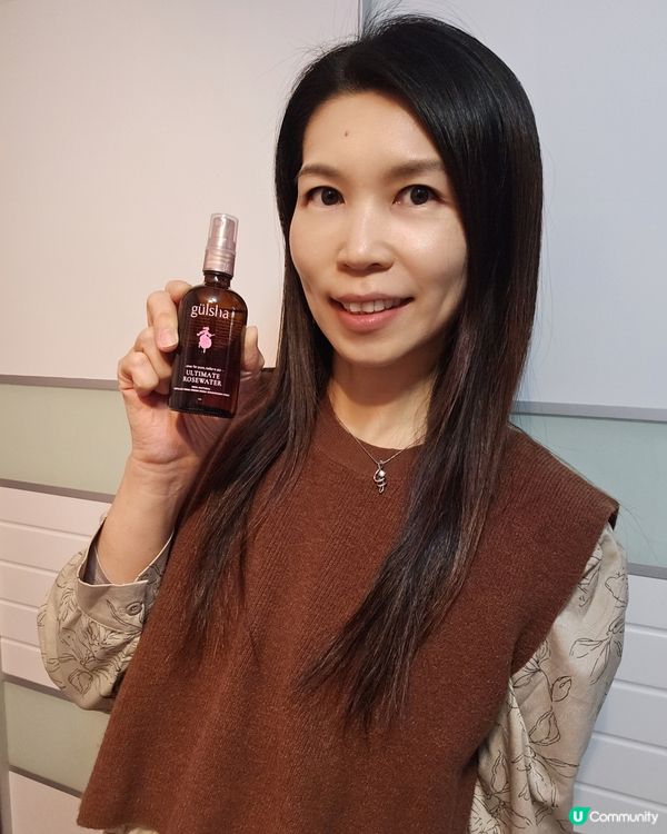 #天然多功能玫瑰水 #gülsha晨露純玫瑰活肌水