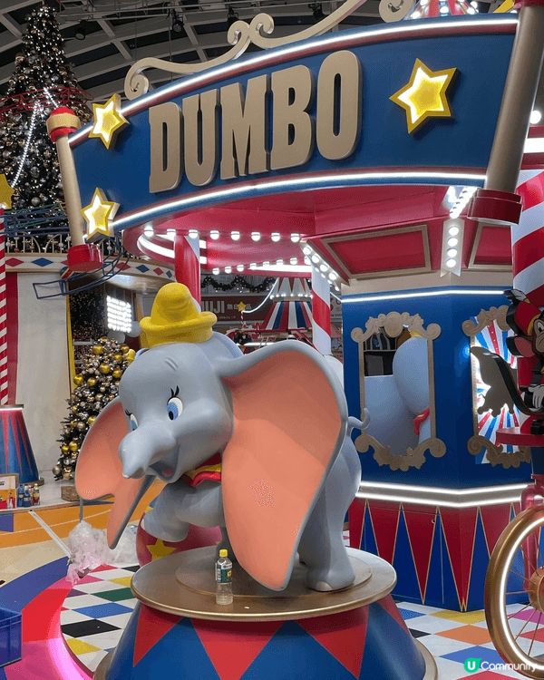 好靚的小飛象主題，今年新都城商場嘅小飛象佈置非常靚好有聖誕節...