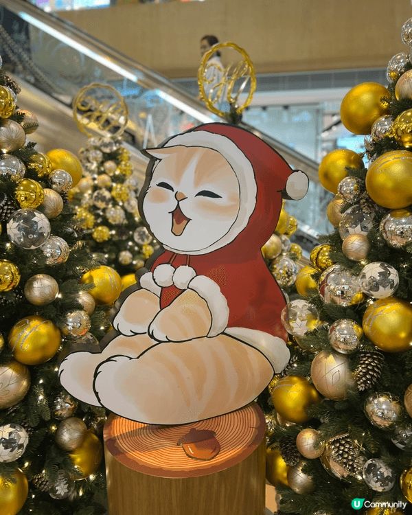 最近係屋企樓下商場優先感受聖誕氣氛同埋同mofusand見面...