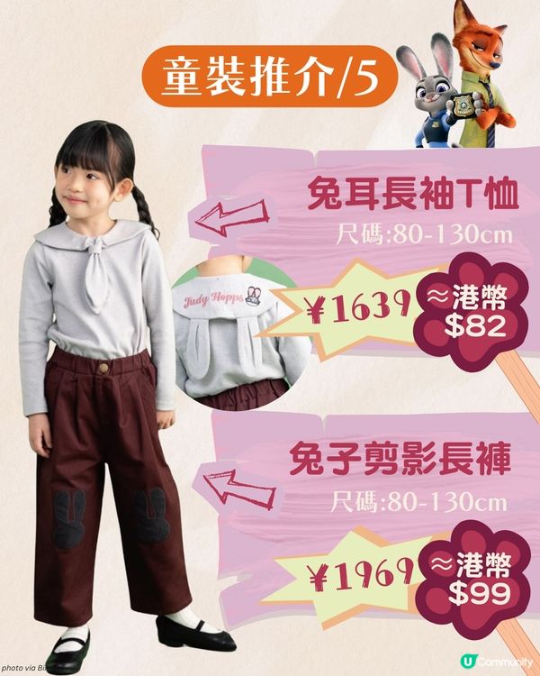 🦊ZOOTOPIA×Birthday童裝🐰 日本限定可愛登場🇯🇵