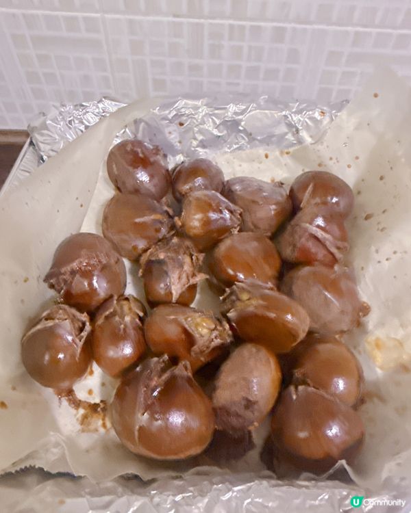 秋日限定！香噴噴烤焗栗子🌰😋 做法超簡單！