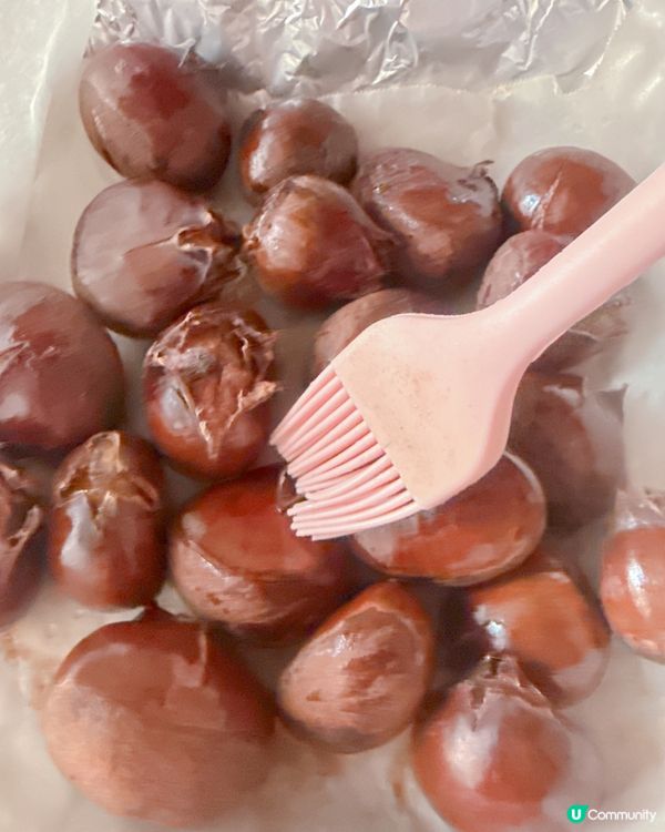 秋日限定！香噴噴烤焗栗子🌰😋 做法超簡單！