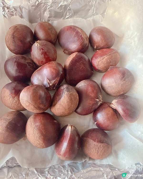 秋日限定！香噴噴烤焗栗子🌰😋 做法超簡單！