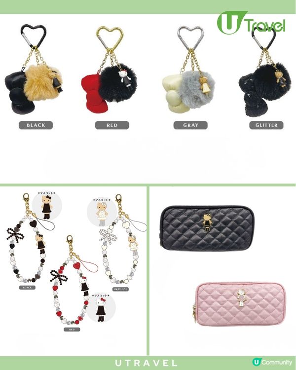 日本 Sanrio 長腿 Hello Kitty 秋冬系列造型掛飾登場！