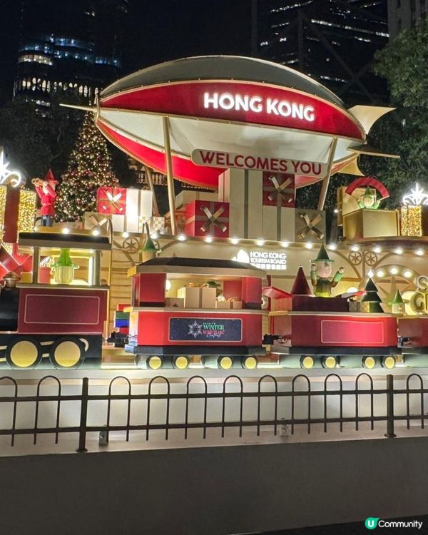 中環聖誕🎄！20米高巨樹閃爆✨！ #聖誕打卡