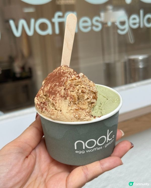 雞蛋仔同gelato係絕配