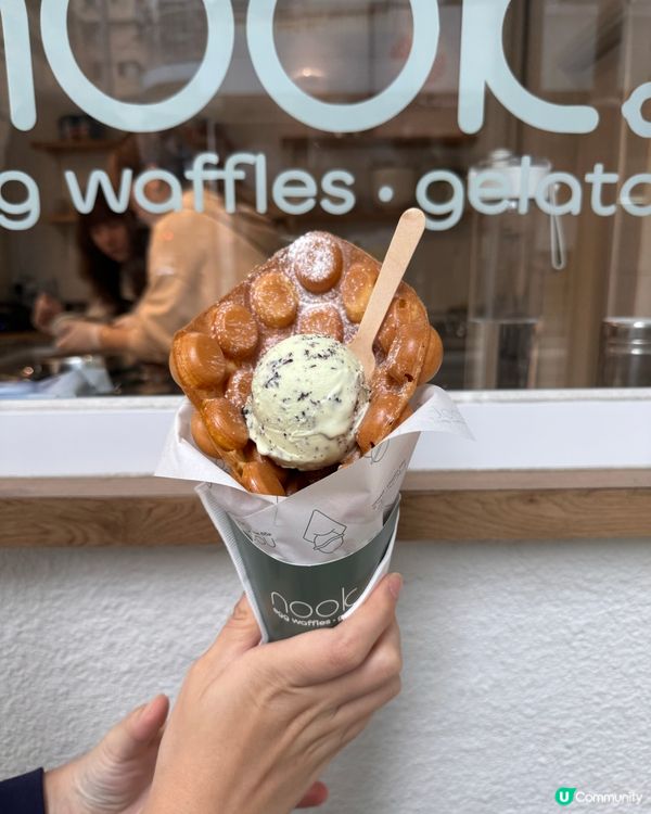 雞蛋仔同gelato係絕配