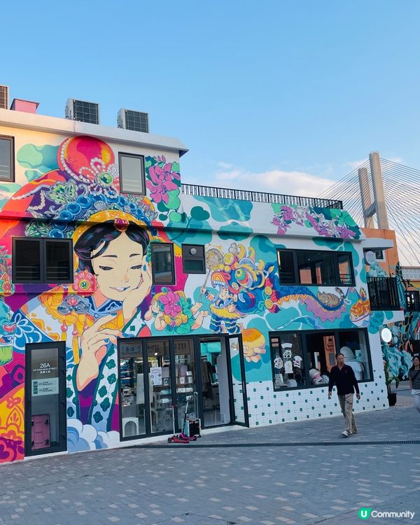 1. 馬灣一日遊🤩！壁畫打卡+美食😋！ #香港小旅行