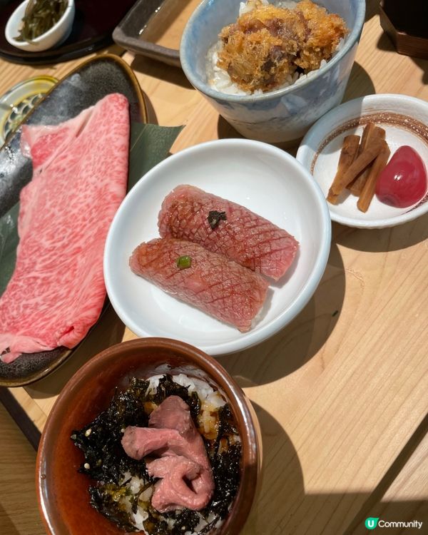 有田牛午餐🤤！靚牛但咬唔開😭！ #食評