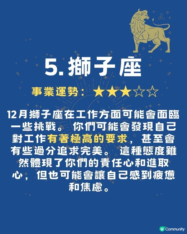 2025年12月12星座事業學業運勢🌟‼️