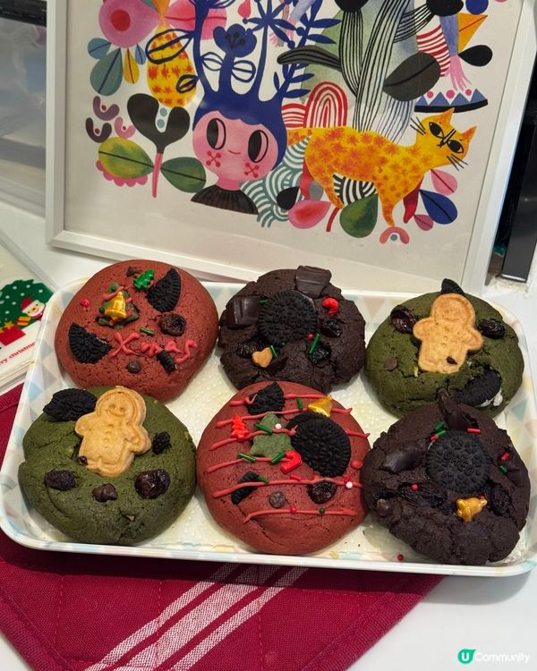 為家人輕鬆整🎄聖誕軟心曲奇🍪😋 無需用打蛋器～